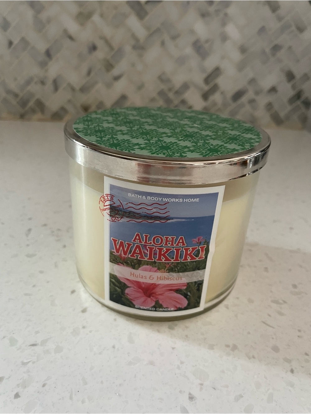 Bath & Body Works Aloha Waikiki 3 Wick Candle